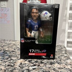 NFL Josh Allen Collectible Figure - Blue and White